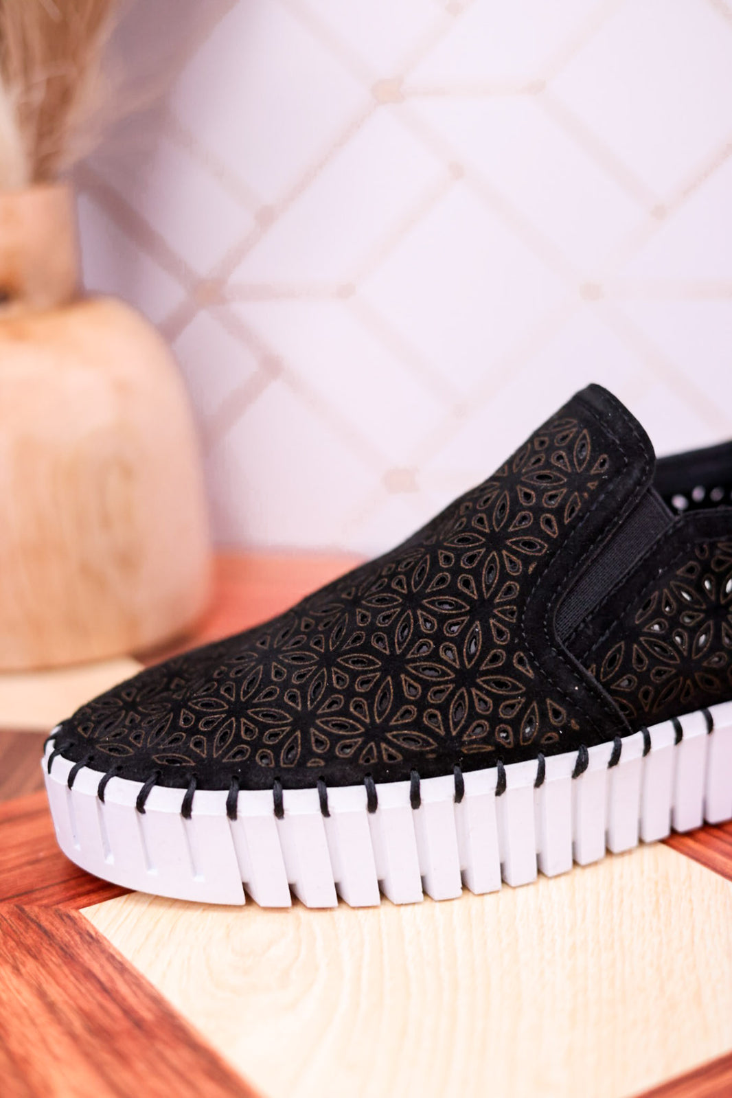 Very G - Women's Nicole Perforated Edge Slip On Sneakers main image 0