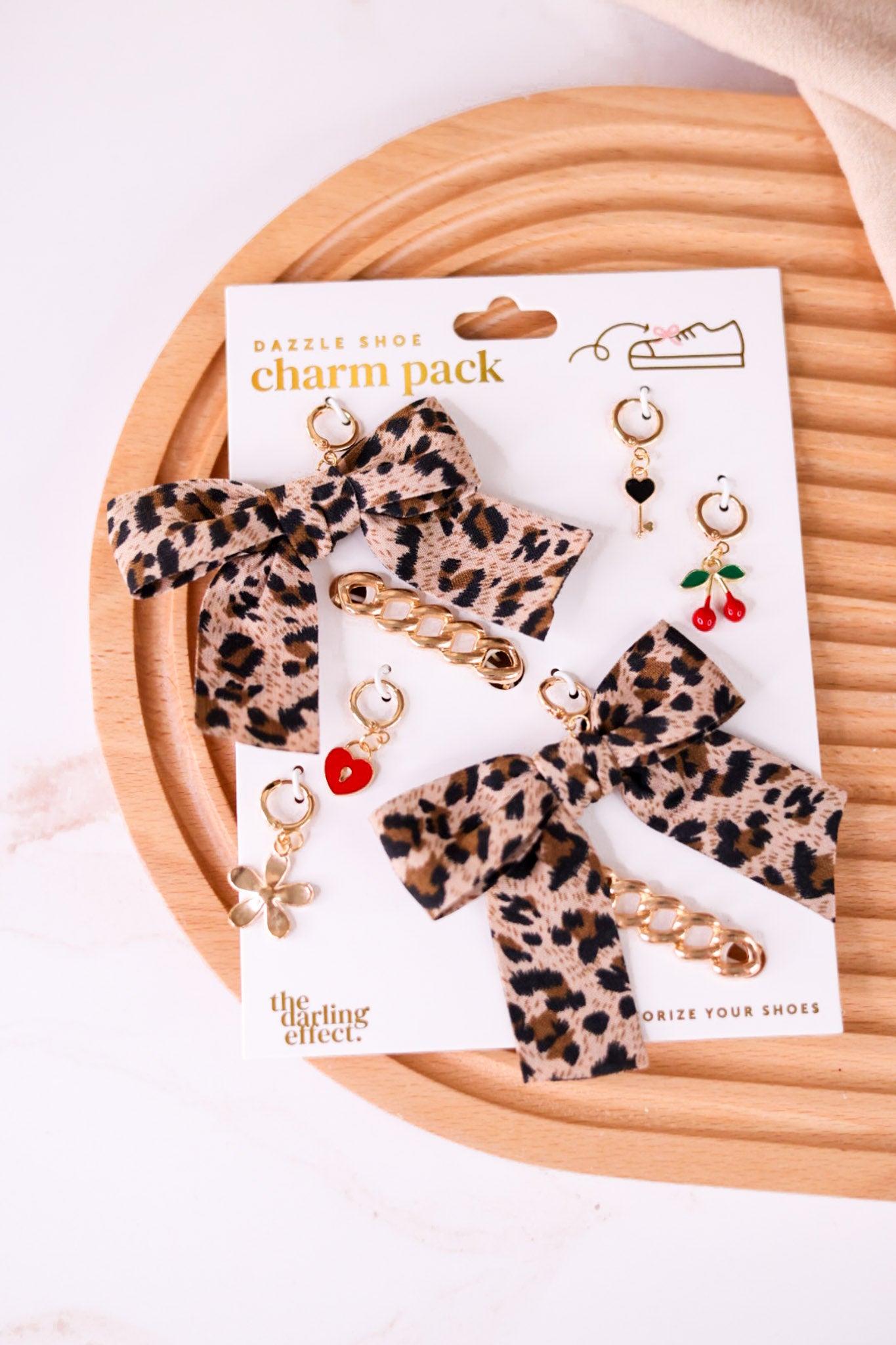 Set Of 8 Wild & Free Shoe Charms
