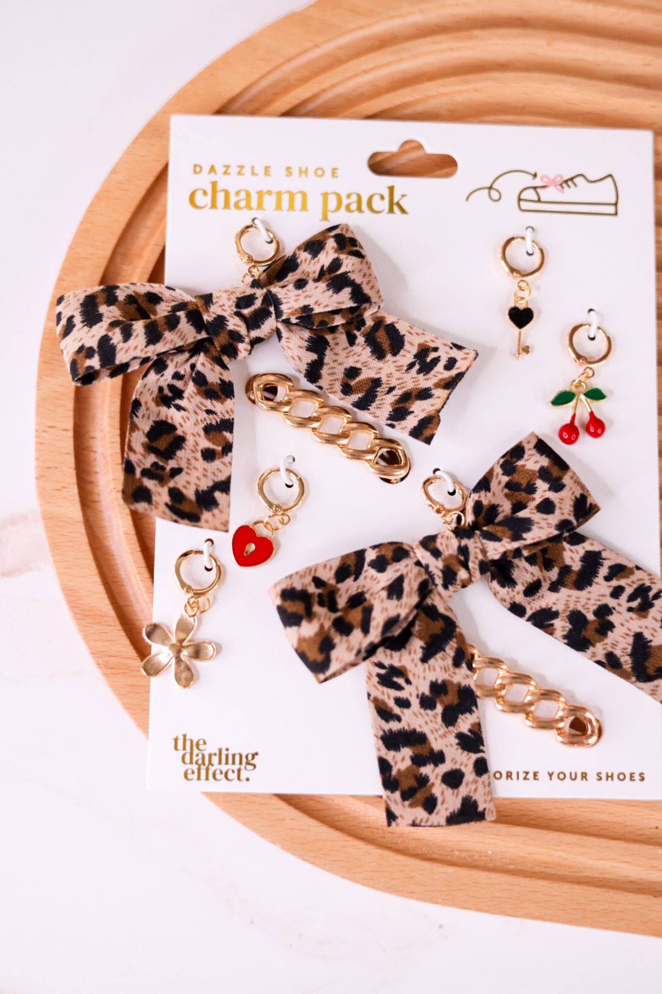 Set Of 8 Wild & Free Shoe Charms