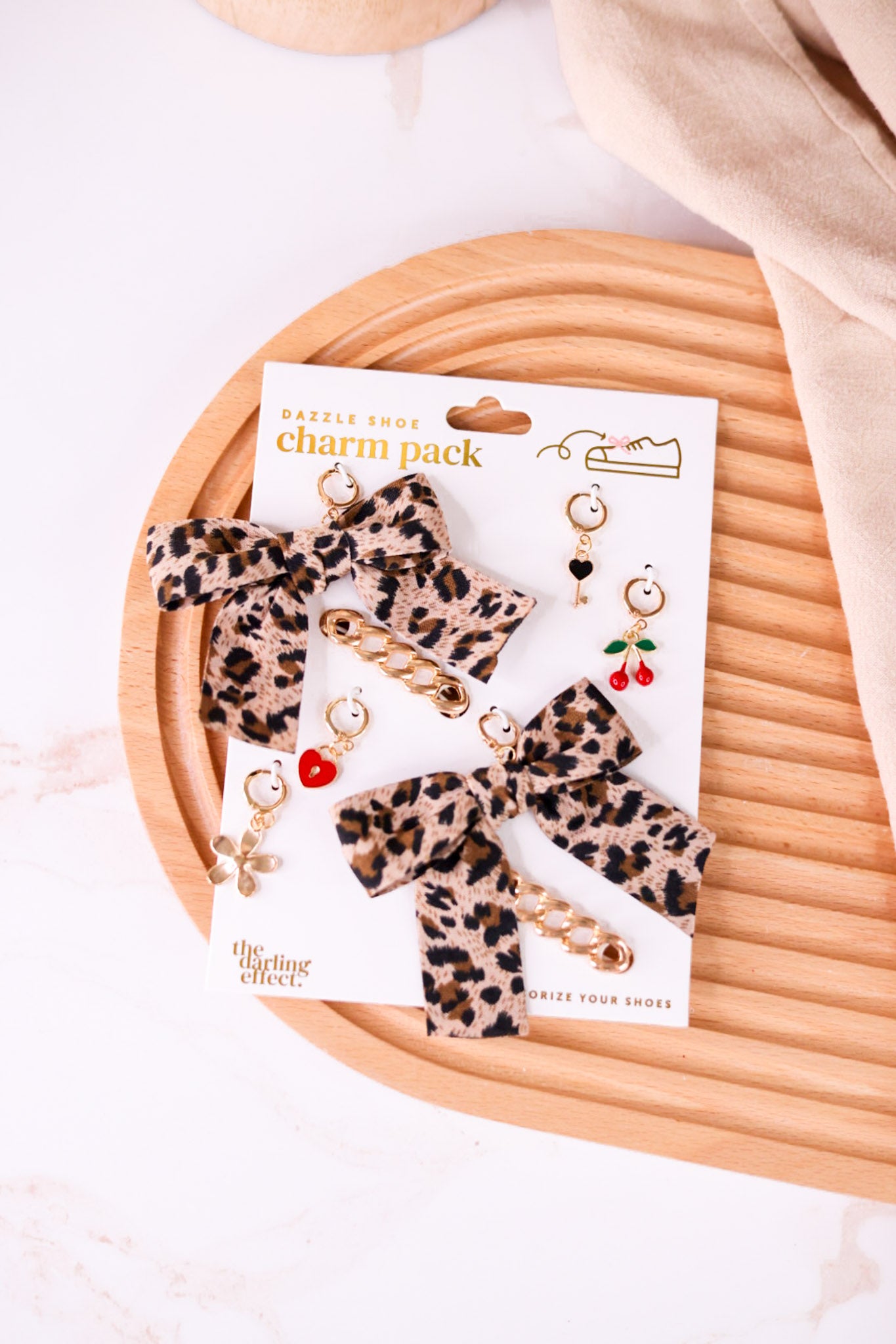 Set Of 8 Wild & Free Shoe Charms
