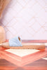 Light Denim "Fitzy" Slide Sandals