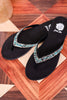 Tumbled Gemstone Turquoise "Diyah" Sandals