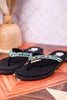 Tumbled Gemstone Turquoise "Diyah" Sandals