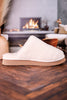 Cream "Comfy" Fuzzy Slippers