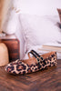 Own It Leopard Flats W/ Double Black Straps