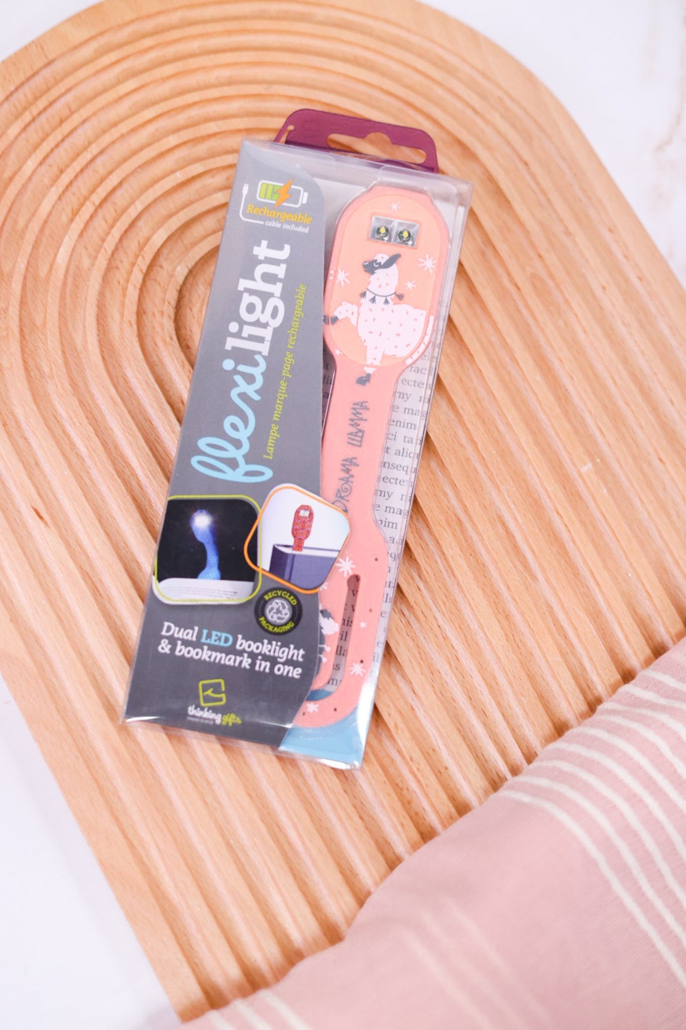 Rechargeable Flexilight Book Light in Fun Animal Prints