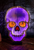 USB Electric Red Nose Infinity Lighted Halloween Skull