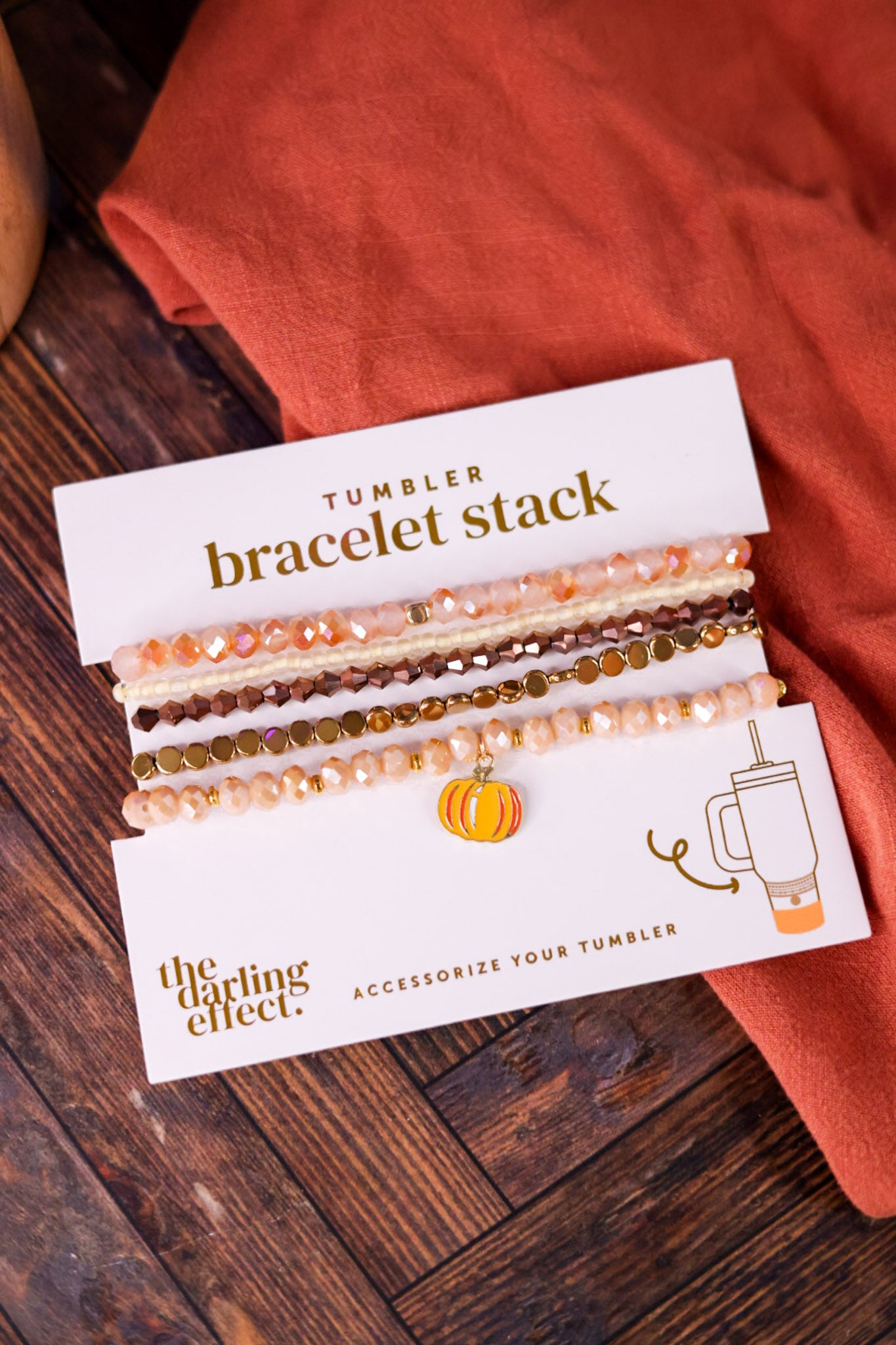 Autumn Glow Tumbler Bracelet Stack