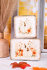 Rustic Metal Framed Pumpkin Print Wood Blocks (2 Styles)