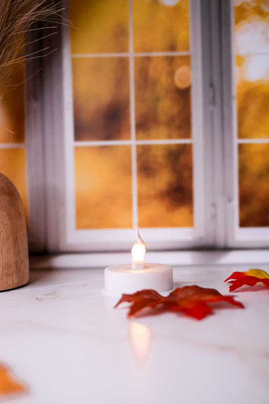 White LED Flame Tea Light