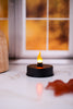 Black LED Flame Tea Light