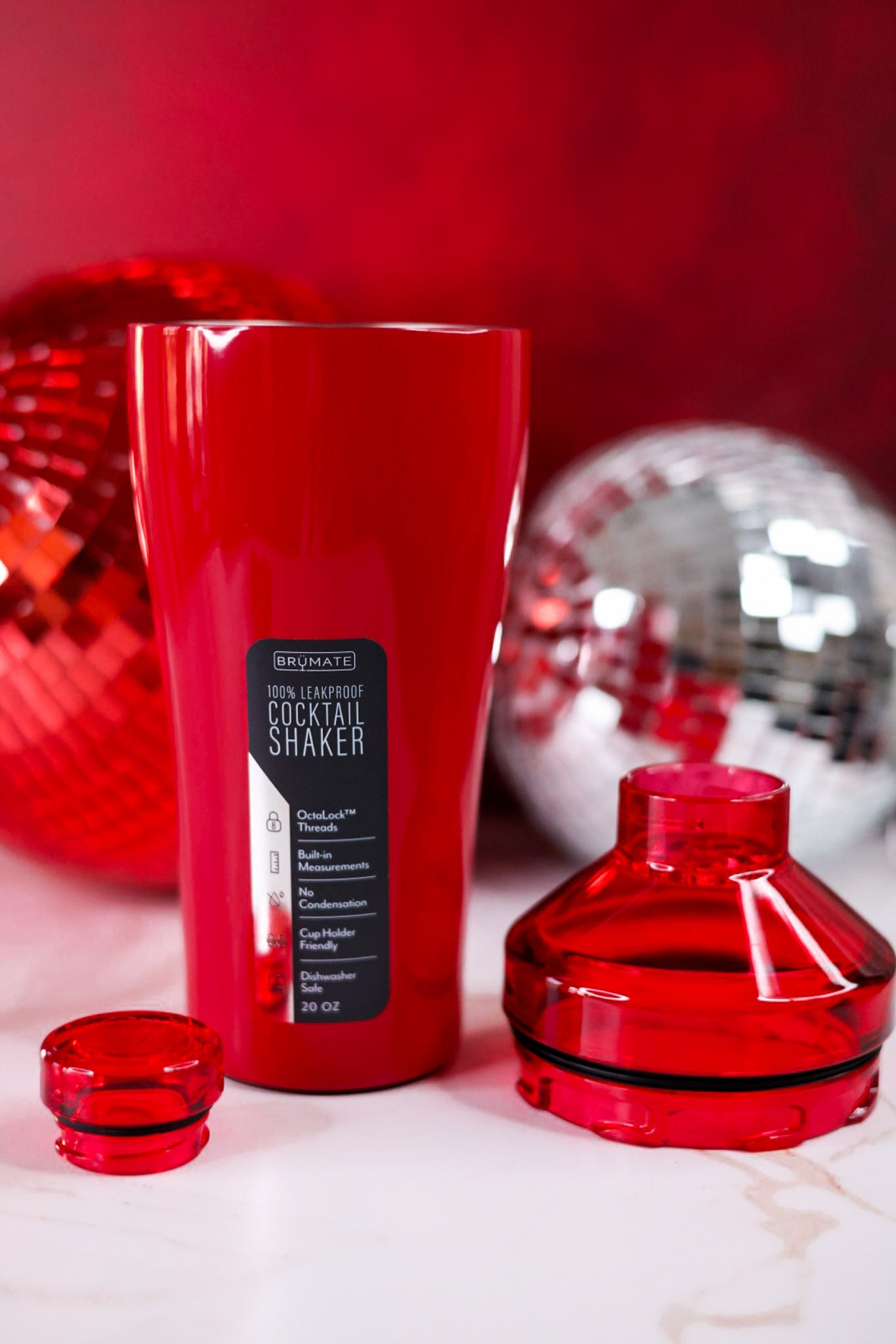 Maraschino 22oz Cocktail Shaker