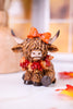 Harvest Highland Cow Resin Tabletop Decorations (3 Styles)
