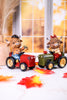 Resin Harvest Highland Cow With Tractor (2 Styles)
