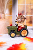 Resin Harvest Highland Cow With Tractor (2 Styles)