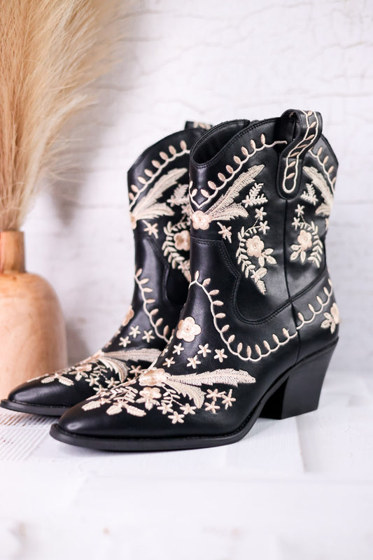 Black Let's Go Girls Boots