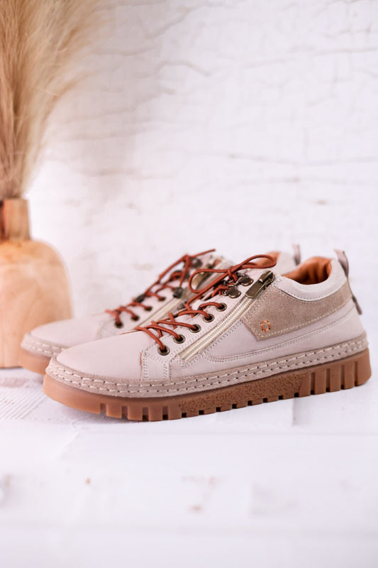 The Lauria Light Gray Sneakers