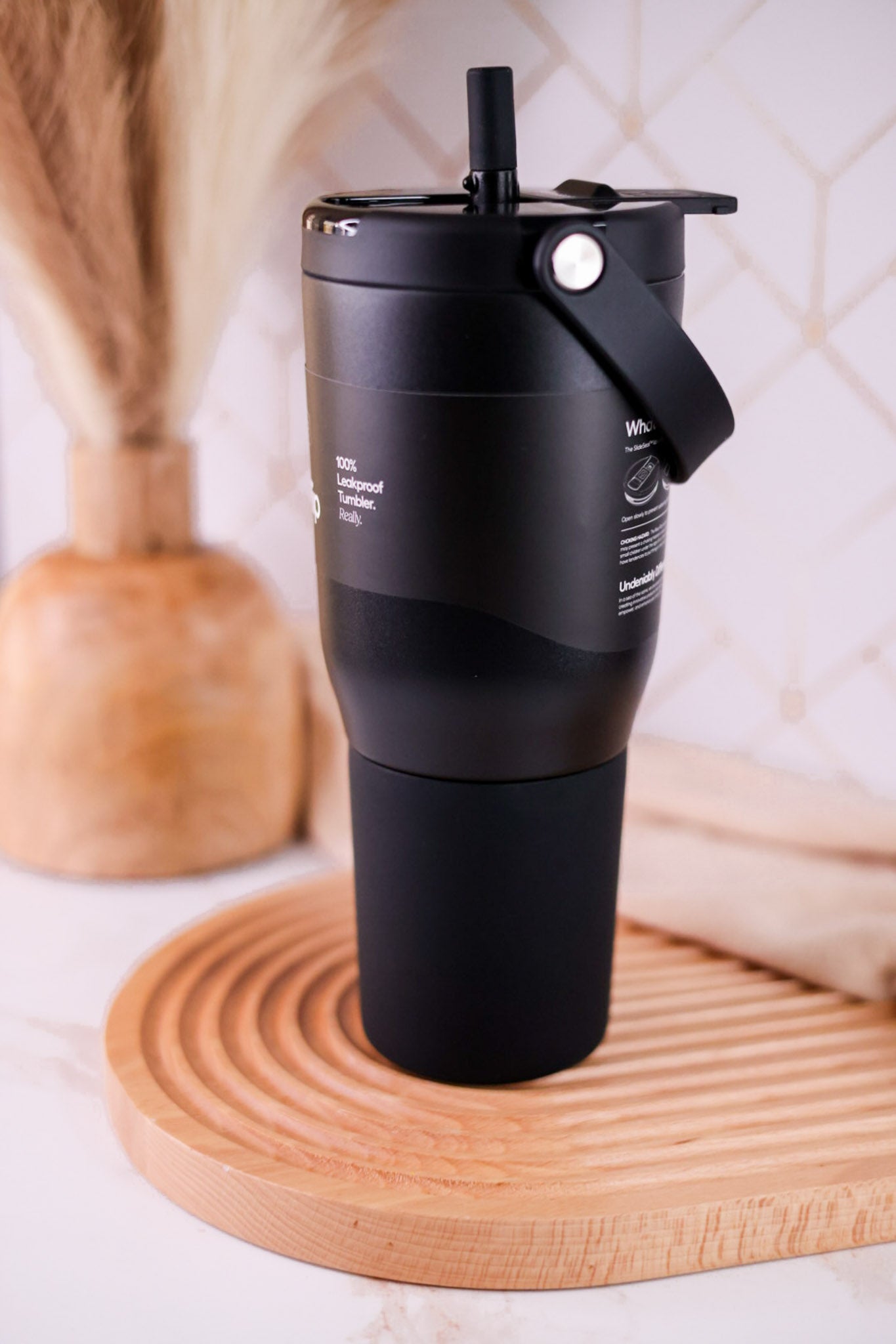 Brumate Matte Black 35oz Resa Flip Tumbler