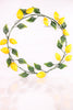 Metal Lemon Wall Wreath