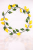 Metal Lemon Wall Wreath