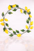 Metal Lemon Wall Wreath