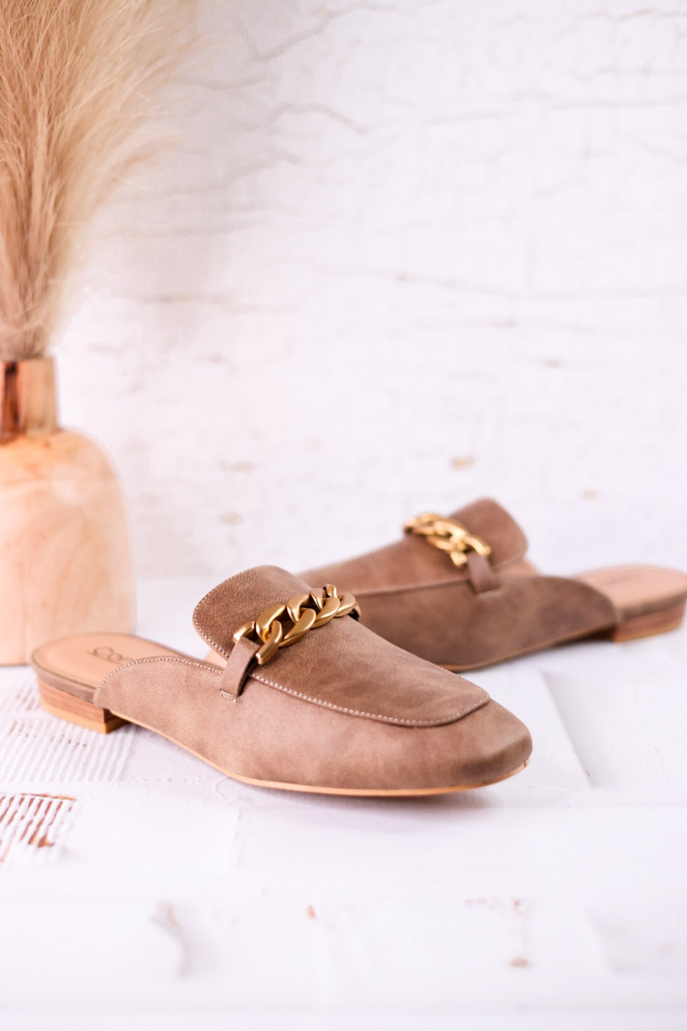 Keepsake Loafers In Tan Faux Leather