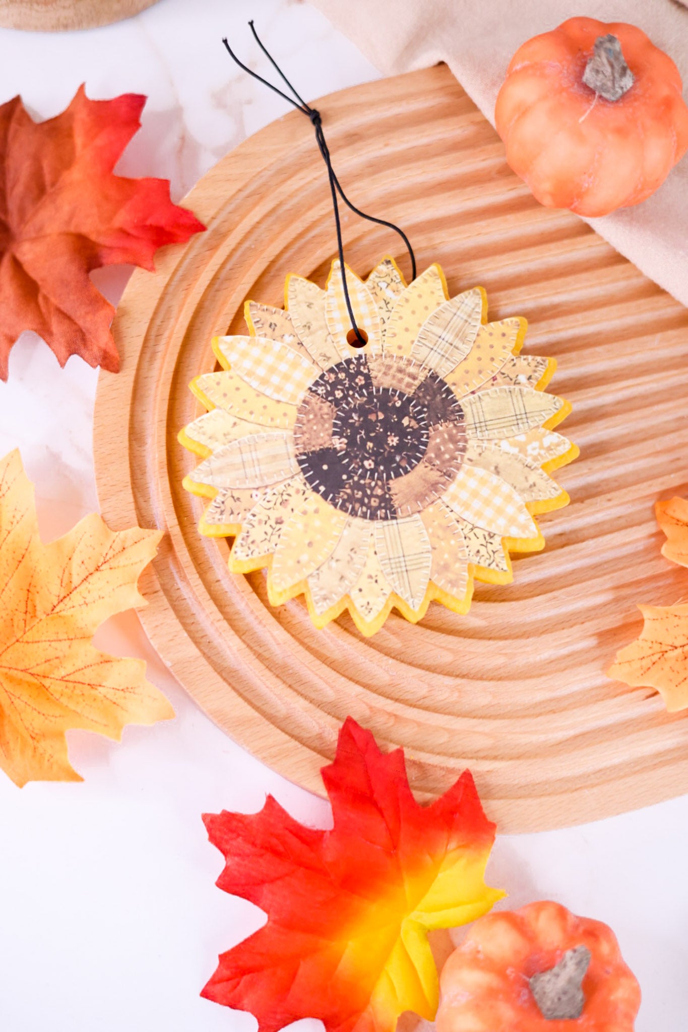 Patchwork Sunflower Freshie (6 Scents)