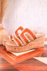 The "Tracie" Tan & Cream Slide Sandal