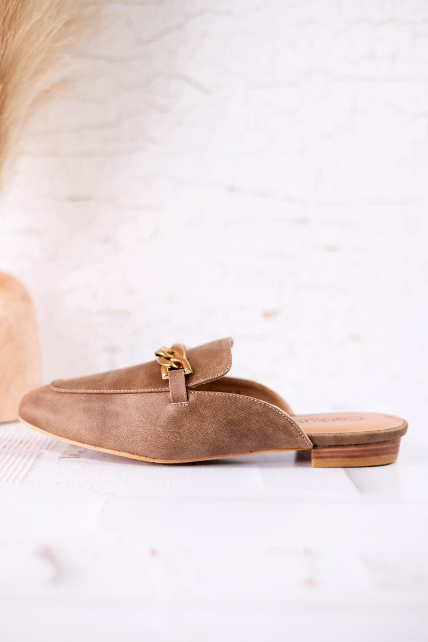 Keepsake Loafers In Tan Faux Leather