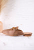 Keepsake Loafers In Tan Faux Leather