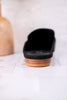 Keepsake Loafers In Black Faux Suede