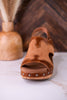 Hey Stranger Wedge Heels In Saddle Brown