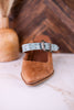 For The Girls Camel Mules With Heel In Camel Brown