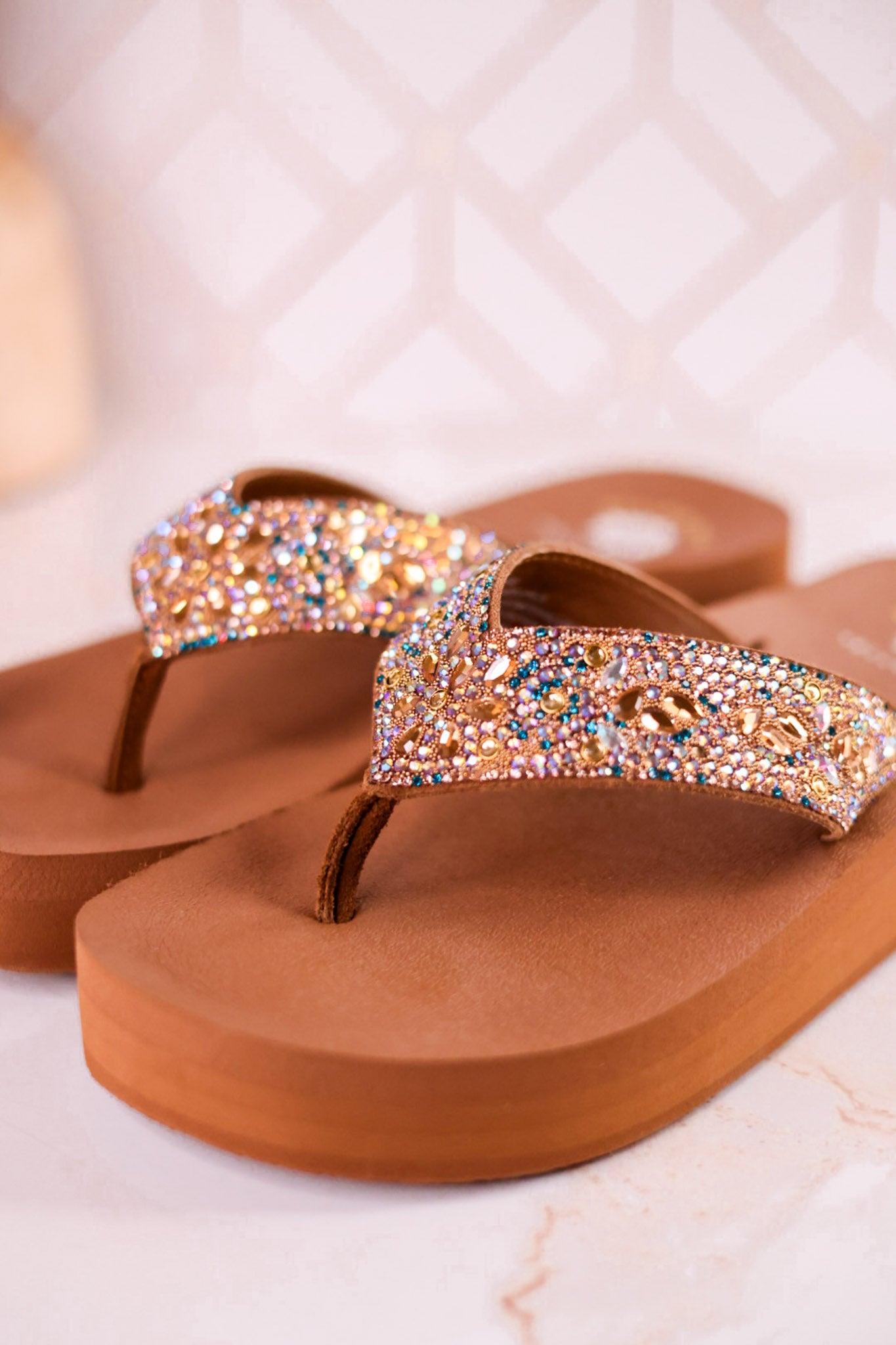 The "Bridgid" Rhinestone Sandals