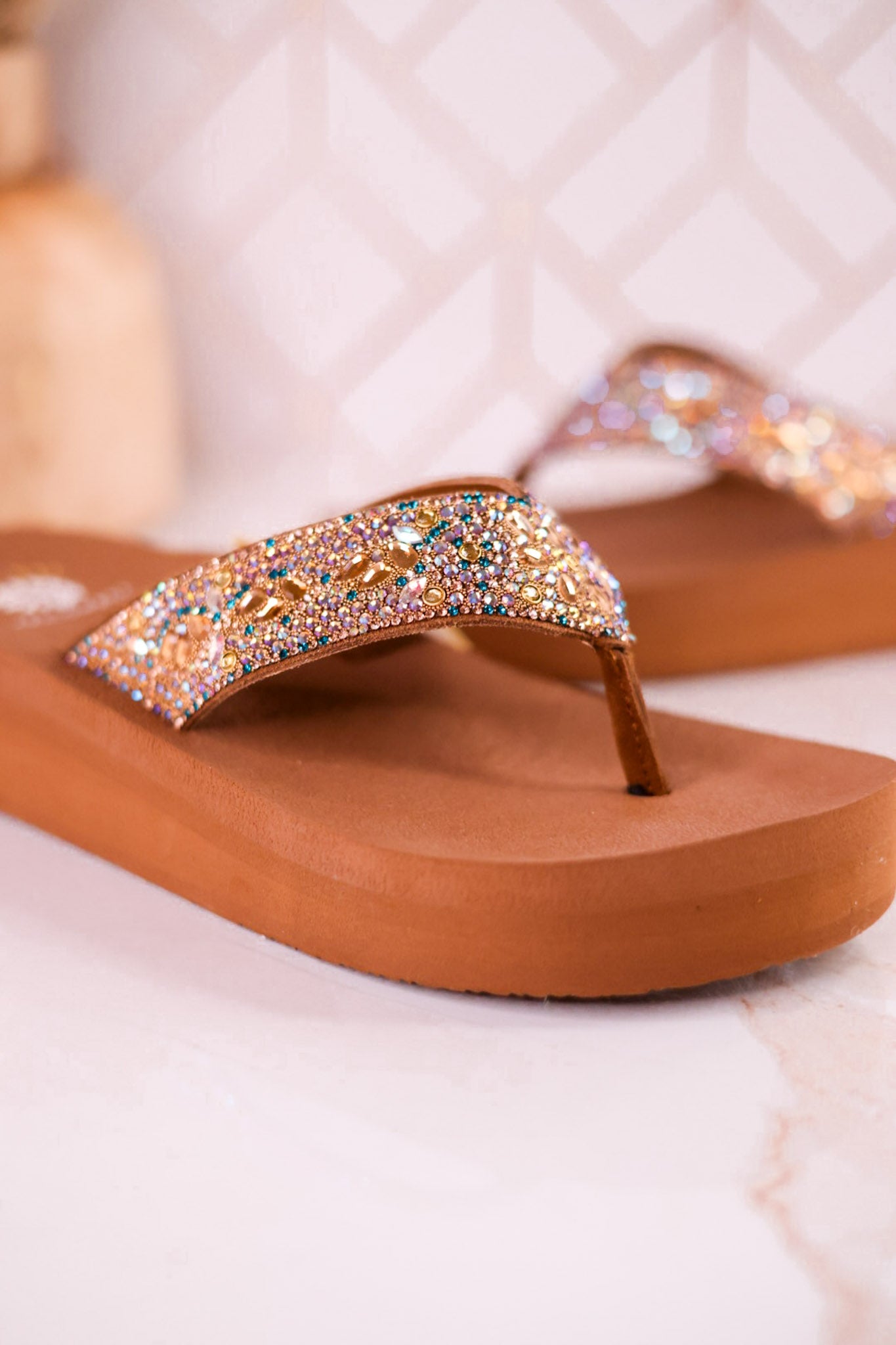 The "Bridgid" Rhinestone Sandals