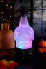 Acrylic Halloween Skull Bottle Water Globe W/ Sound