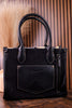 Black Diamond Patterned Wrangler Denim Tote Bag