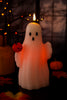 Ghost With Pumpkin LED Wax Decorative Candle Figure