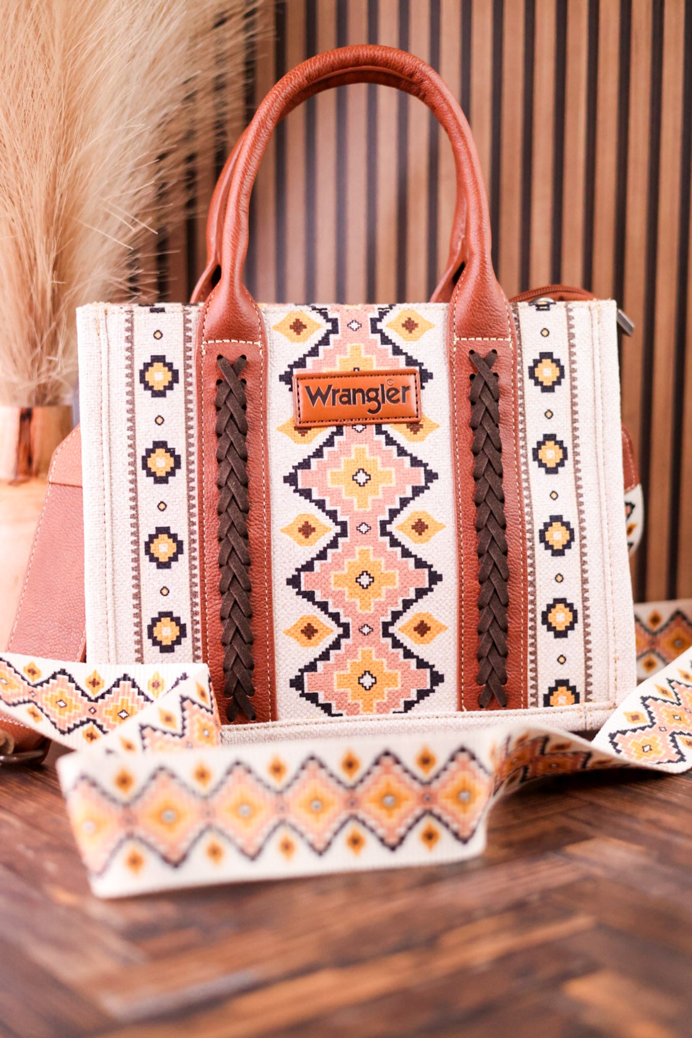 Southwest Patterned Wrangler Concealed Carry Tote
