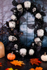 Halloween Skull Wreath