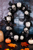 Halloween Skull Wreath