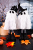 Feathery Fabric Halloween Ghost Figures (Two Styles)