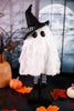 Feathery Fabric Halloween Ghost Figures (Two Styles)