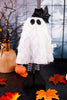 Feathery Fabric Halloween Ghost Figures (Two Styles)
