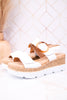Platform Memory Foam Sandals W/ A Sleek Buckle Ring Detail