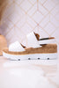 Platform Memory Foam Sandals W/ A Sleek Buckle Ring Detail