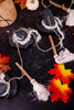 Fabric Rustic Witch Hat And Broom Garland