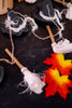 Fabric Rustic Witch Hat And Broom Garland