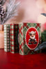 Linen Christmas Book Ornaments (Three Styles)