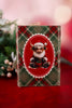 Linen Christmas Book Ornaments (Three Styles)